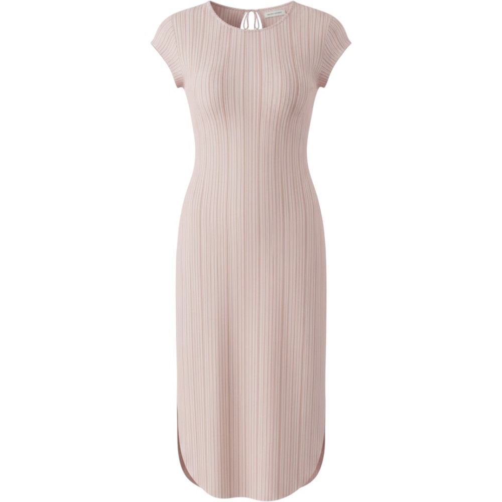 Sabina Musayev Maxi Dress Pink Rose Plisse Metallic Ethereal Women Large